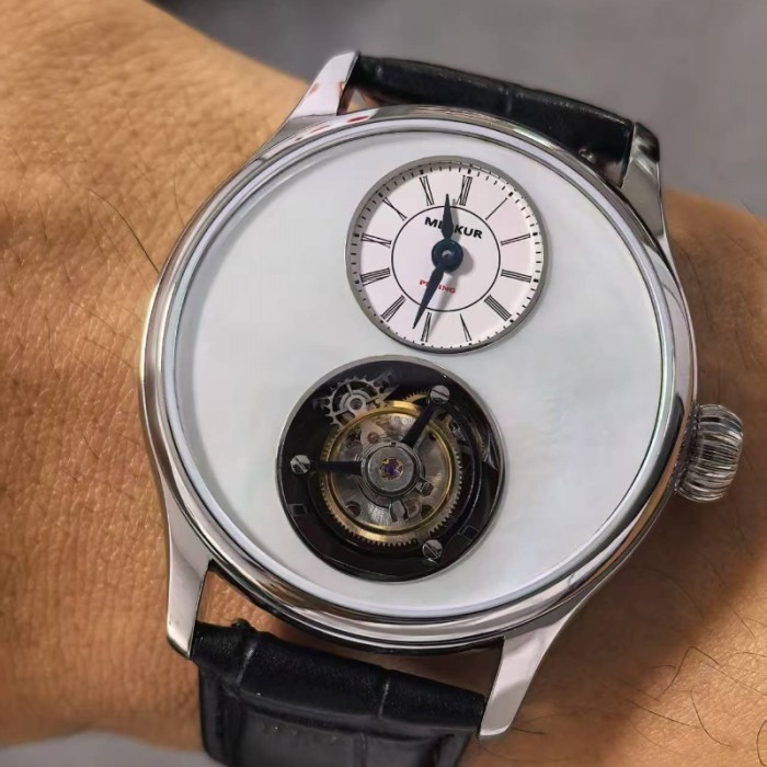 The NEW Merkur Light luxury business commuting tourbillon watch, manual mechanical men's watch