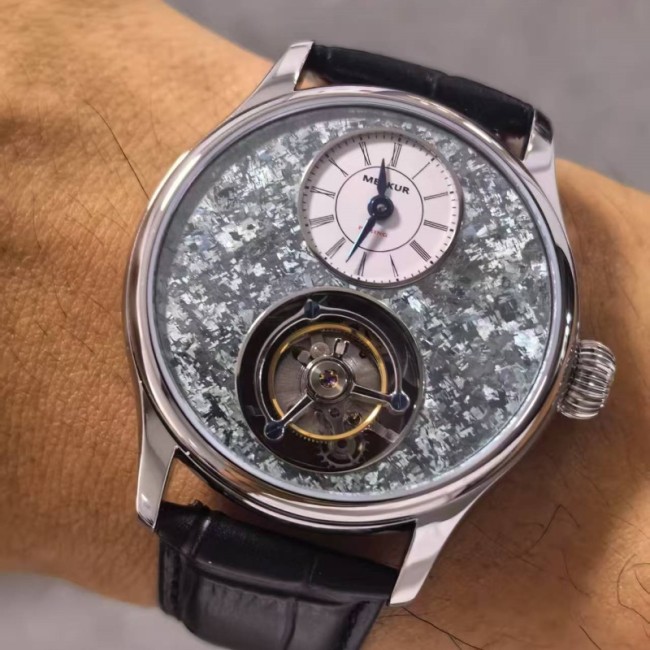 The NEW Merkur Light luxury business commuting tourbillon watch, manual mechanical men's watch
