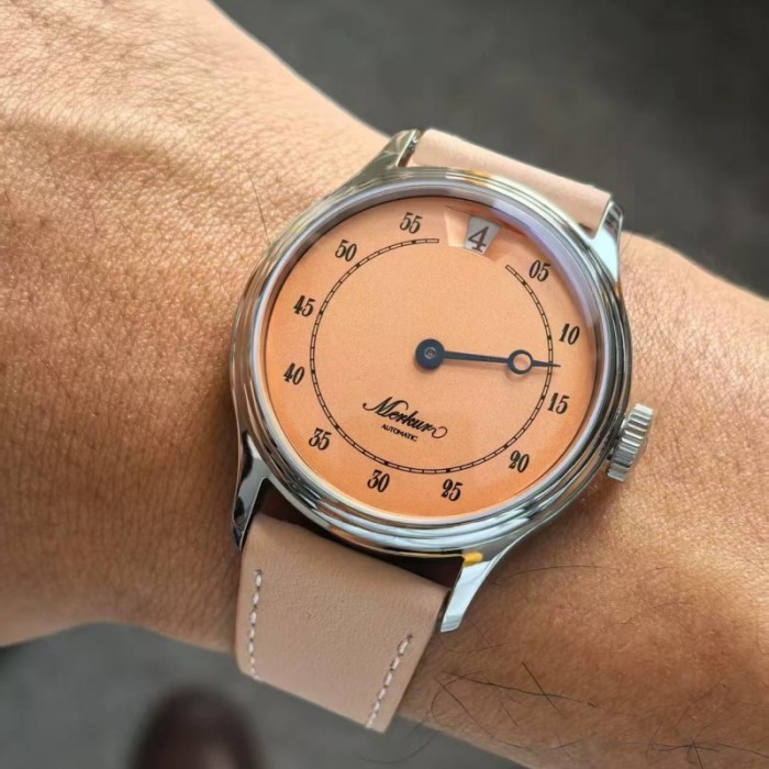 Jumping time automatic mechanical sapphire watch for men