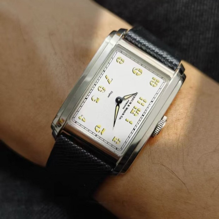 Square watch sapphire formal automatic mechanical movement
