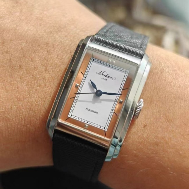 Square watch sapphire formal automatic mechanical movement