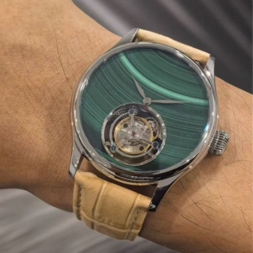 Fanzhi 42mm formal light luxury business tourbillon manual mechanical watch for men