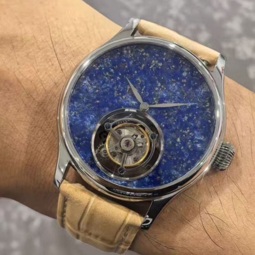 Fanzhi 42mm formal light luxury business tourbillon manual mechanical watch for men