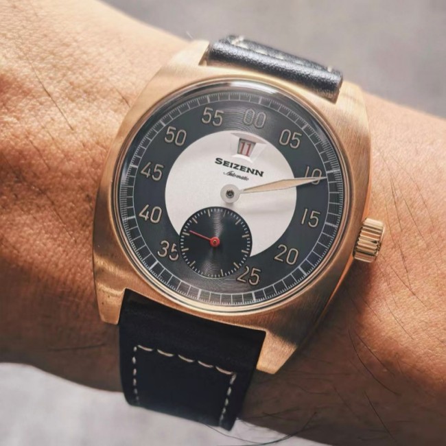 Bronze W10 WWII Retro Night Light Automatic Mechanical Men's Watch