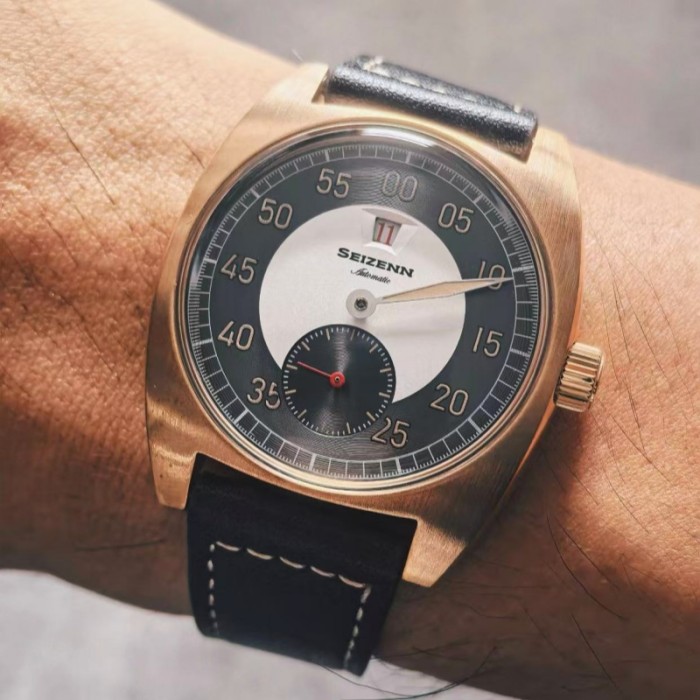 Bronze W10 WWII Retro Night Light Automatic Mechanical Men's Watch