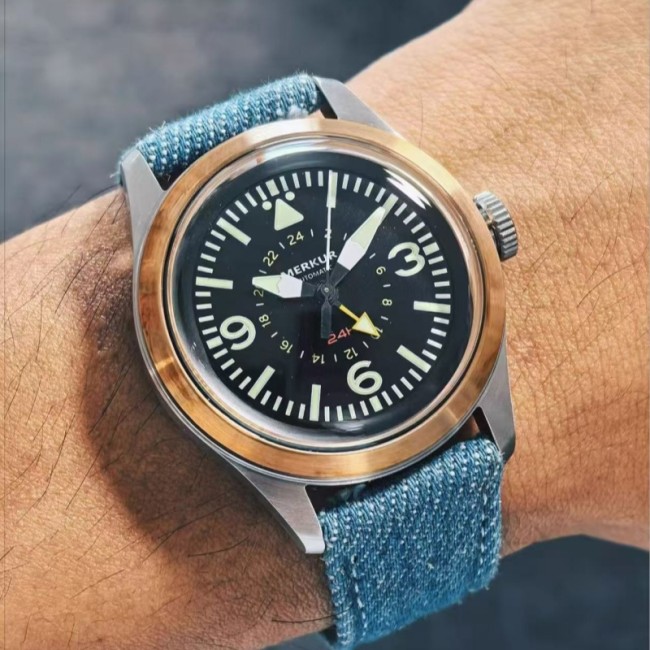 Fanzhi 24-hour pilot automatic mechanical luminous mechanical watch for men