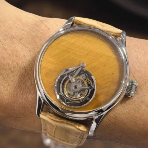 Fanzhi 42mm formal light luxury business tourbillon manual mechanical watch for men