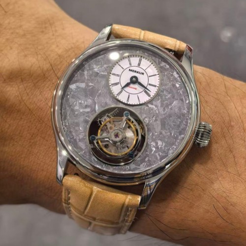 The NEW Merkur Light luxury business commuting tourbillon watch, manual mechanical men's watch