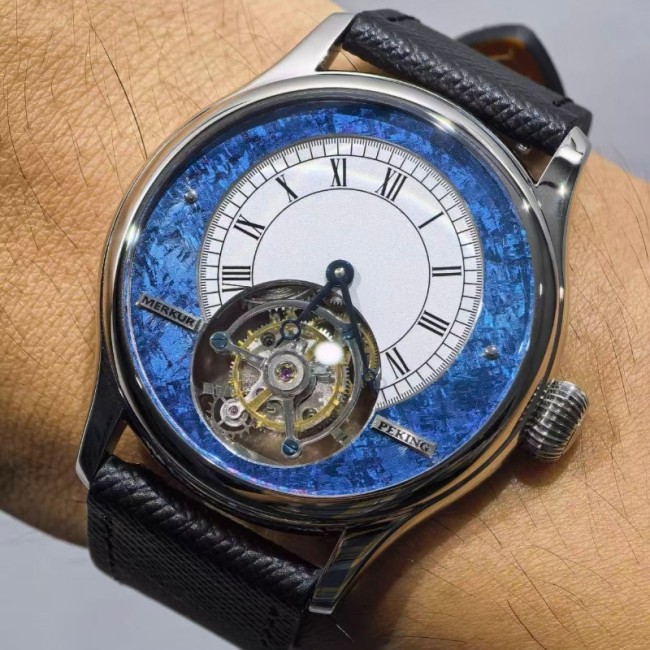 The NEW Merkur Light luxury business commuting tourbillon watch, manual mechanical men's watch