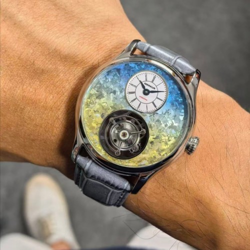 The NEW Merkur Light luxury business commuting tourbillon watch, manual mechanical men's watch