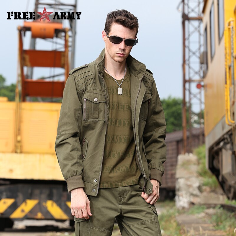 green army denim jacket