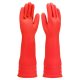 Rubber Dishwashing Gloves Kitchen Cleaning Gloves Long Sleeve Rubber Gloves Wear-Resistant Waterproof Reuseable