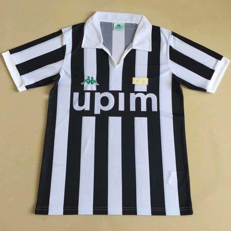 US$ 18 - 1991 Juventus Home Retro Soccer Jersey - www ...