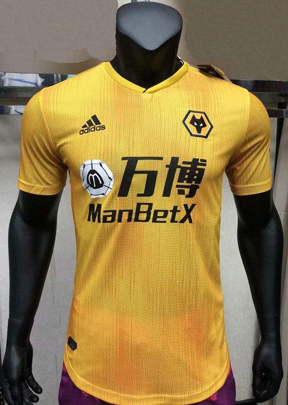 US$ 16 - Wolves Home Player Version Soccer Jersey 19/20 ...
