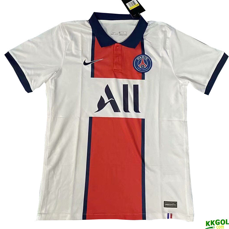 US$ 14.5 - 20-21 PSG Paris Away White Fans Soccer Jersey ...