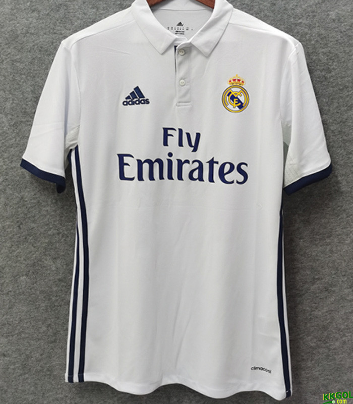 US$ 18 - 2016-2017 Real Madrid Home Retro Soccer Jersey - www.kkgol.com