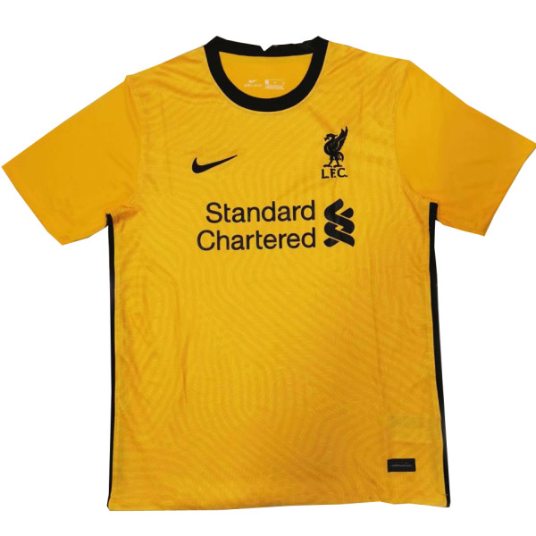 US$ 14.5 - 20-21 Liverpool Yellow Goalkeeper Soccer Jersey ...