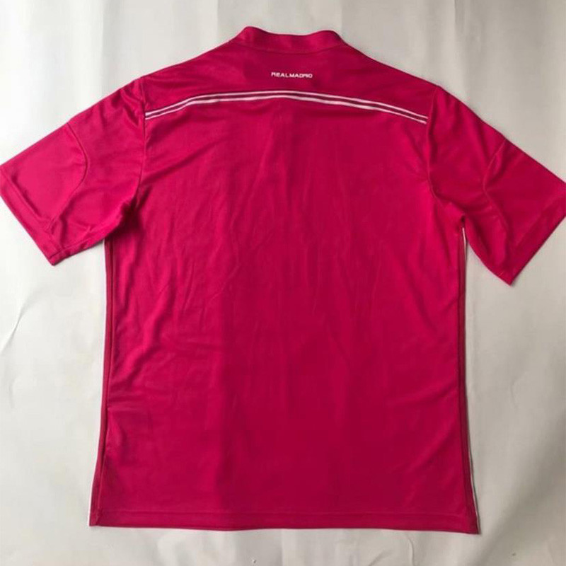 US$ 19.00 - 2014-2015 RMA Away Pink Retro Soccer Jersey - www.kkgol.com