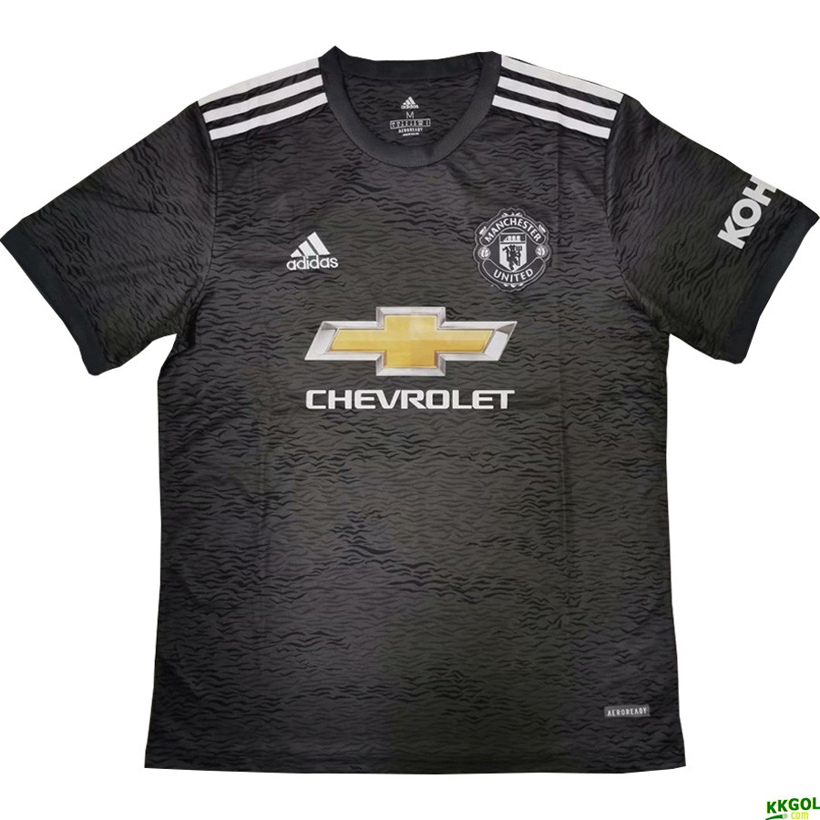US$ 14.5 - 20-21 Man Utd Away Black Fans Soccer Jersey ...