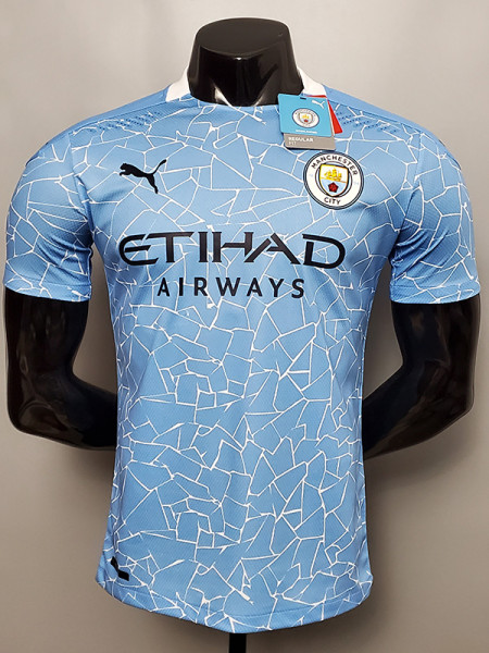 US$ 18 - 20-21 Man City Home Player Version Soccer Jersey ...