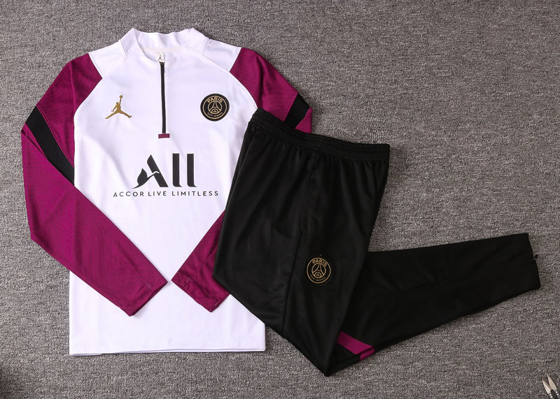 white psg tracksuit