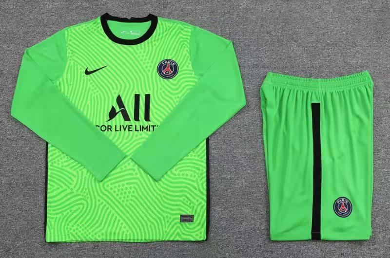 US$ 24.00 - 20-21 PSG Paris Green Goalkeeper Long Sleeve ...