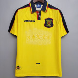 1994-1996 Scotland Yellow Retro Soccer Jersey