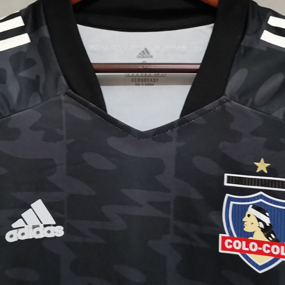 2021 Colo Colo Away Black Fans Soccer Jersey