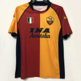 2001-2002 Roma Home Retro Soccer Jersey