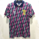 1988-1989 Scotland  Away Retro Soccer Jersey
