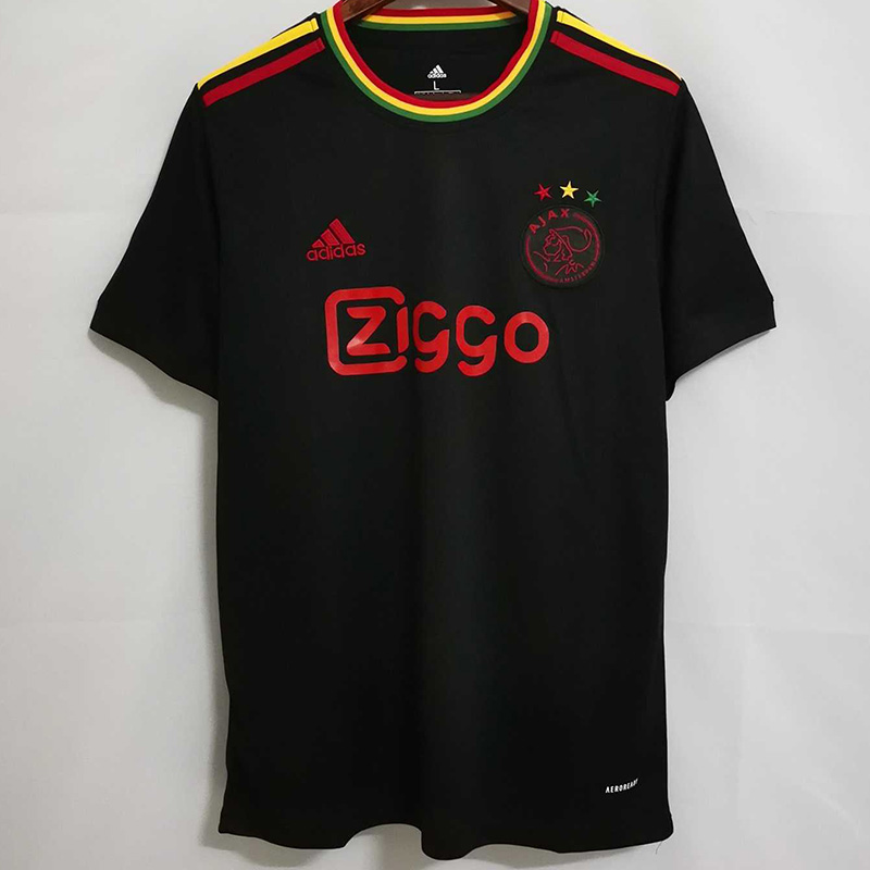 US$ 14.50 - 21-22 Ajax Third Black Fans Soccer Jersey - m.kkgol.com