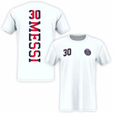 21-22 MESSI #30 PARIS White Training Shirts