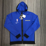 2022 WARRIORS Player GI Blue Zip hoodie Jacket