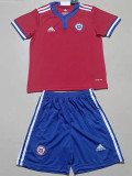 21-22 Chile Home Kids Soccer Jersey