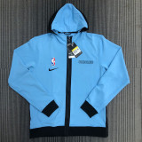 2022 GRIZZLIES  Player GI Blue Zip hoodie Jacket