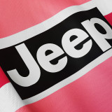 2015-2016 JUV Away  Pink Retro Long Sleeve Soccer Jersey (长袖)