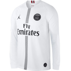 2018-2019 PSG Paris Jordan White Long Sleeve Retro Soccer Jersey (长袖)