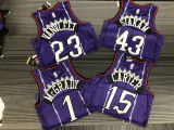 Raptors McGRADY #1 Purple Retro Top Quality Hot Pressing NBA Jersey