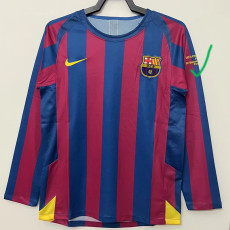 2005-2006 BAR Home Retro Long Sleeve Soccer Jersey(带决赛字) (长袖)