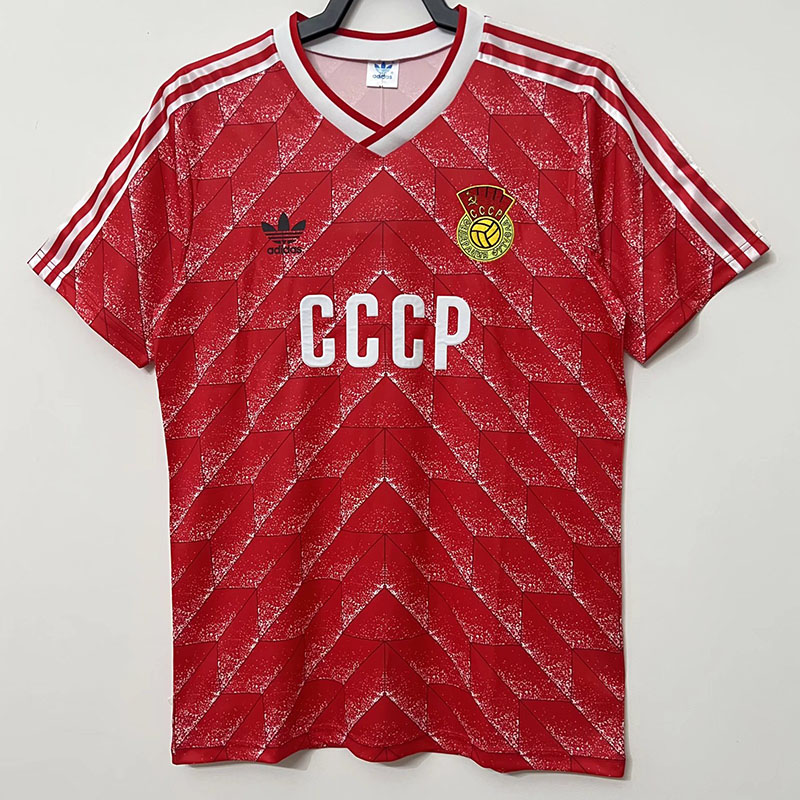 Retro Vintage Russia CCCP soviet football shirt M L XL 1988 88