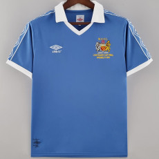 1981-1982 Man City Home Retro Soccer Jersey
