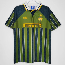 1995-1996 INT Away Green Retro Soccer Jersey