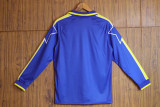 1996-1997 JUV Away Blue Retro Long Sleeve Soccer Jersey (长袖)