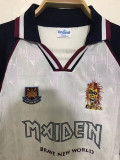 1999 West Ham #7 Iron Maiden Away Retro Soccer Jersey