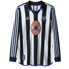 1999-2000 Newcastle Home Long Sleeve Retro Soccer Jersey (长袖)