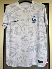 22-23 France Away 1:1 World Cup Fans Soccer Jersey