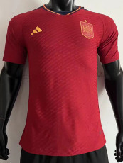 22-23 Spain Home World Cup Player Version Soccer Jersey