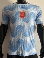 22-23 Spain Away World Cup Player Version Soccer Jersey