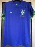 22-23 Brazil Away World Cup Fans Soccer Jersey