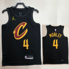 22-23 Cleveland Cavaliers MOBLEY #4 Black Top Quality Hot Pressing NBA Jersey (Trapeze Edition)